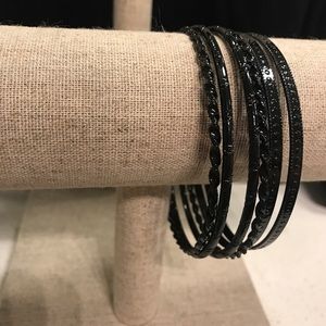 Black bangles